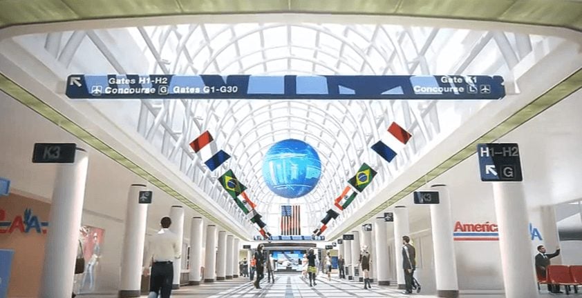 Chicago Airport 3D Visualization | Client Clear Channel Airports