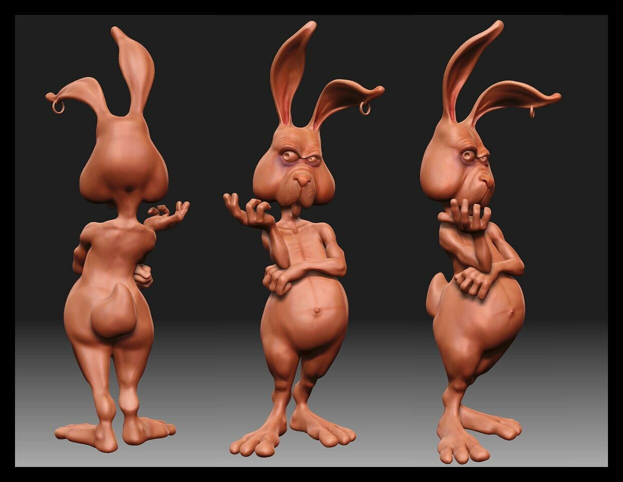 Thinking animation - Rabbit