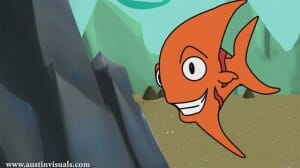 2d animation fish austin visuals