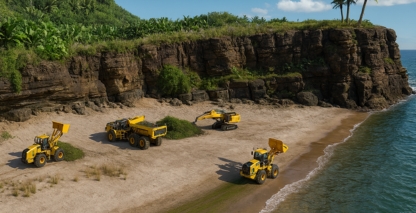 Komatsu – Electric Excavator 3D Animation – Video 2