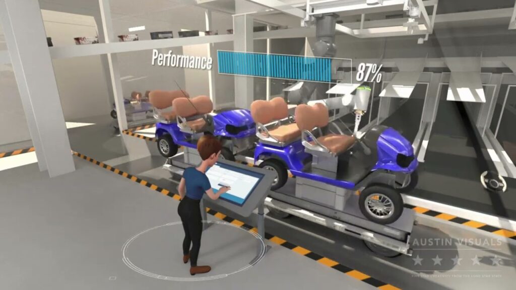 Video Thumbnail: D Animation Video for Textron&# ;s app Austin Visuals