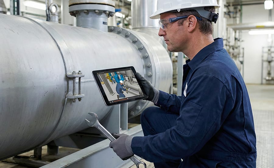 Refinery equipment maintenance training video still