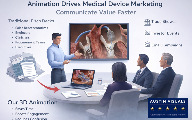 How to Use Animation to Boost Medical Device Sales & Training 3 medical device d animation sales presentation austin visuals marketing