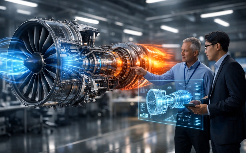 Leveraging Technical 3D Animation for Competitive Advantage in Business 2 aerospace technical 3d animation turbofan engine cutaway