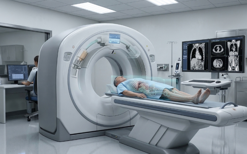 medical ct scanner patient diagnostic imaging hospital