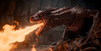 AI Dragon Battle Video