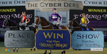 Horse Race 3D Animation