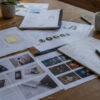 Elevating Austin's Creative Scene: How Austin Visuals Transforms Brand Storytelling 1 creative branding and product animation preproduction workspace with storyboards color palettes and marketing planning documents