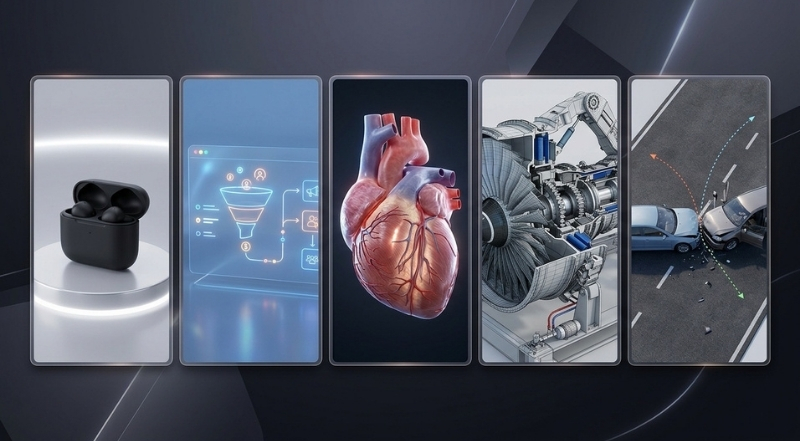 portfolio of d animation services for medical engineering and forensic industries