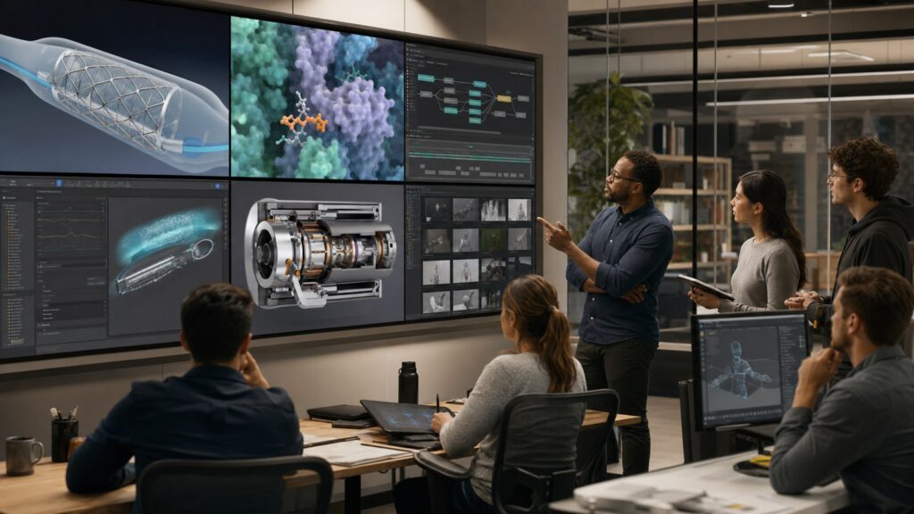 Animation studios in Durham creating medical, technology, and product visualization