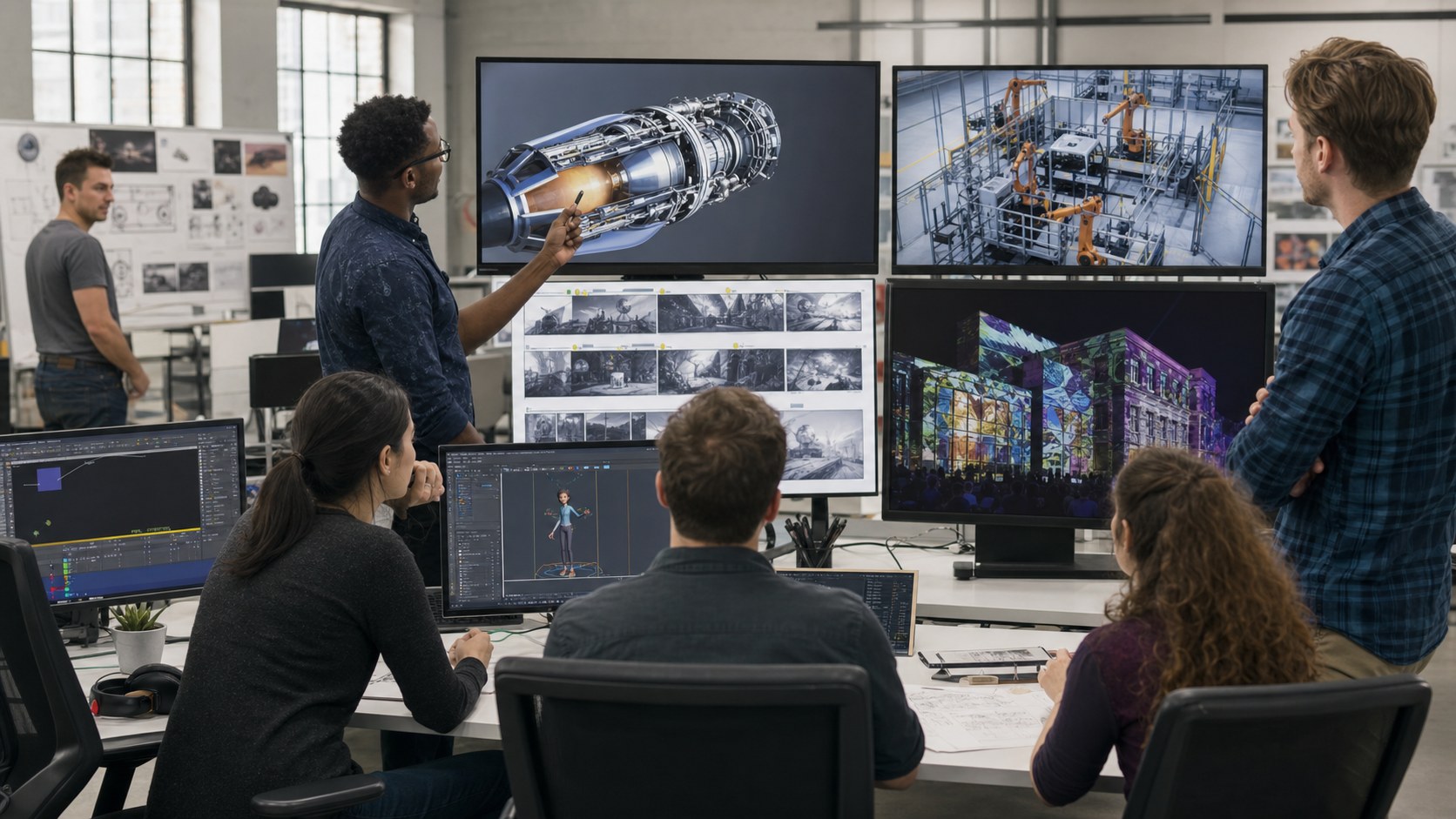 Animation studios in Huntsville producing aerospace, manufacturing, motion graphics, and immersive visuals