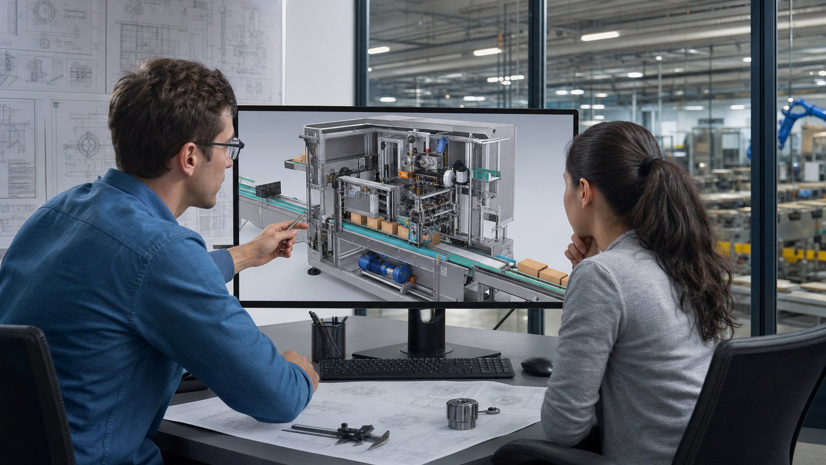 Realistic 3D technical animation reviewed for an Augusta manufacturing project