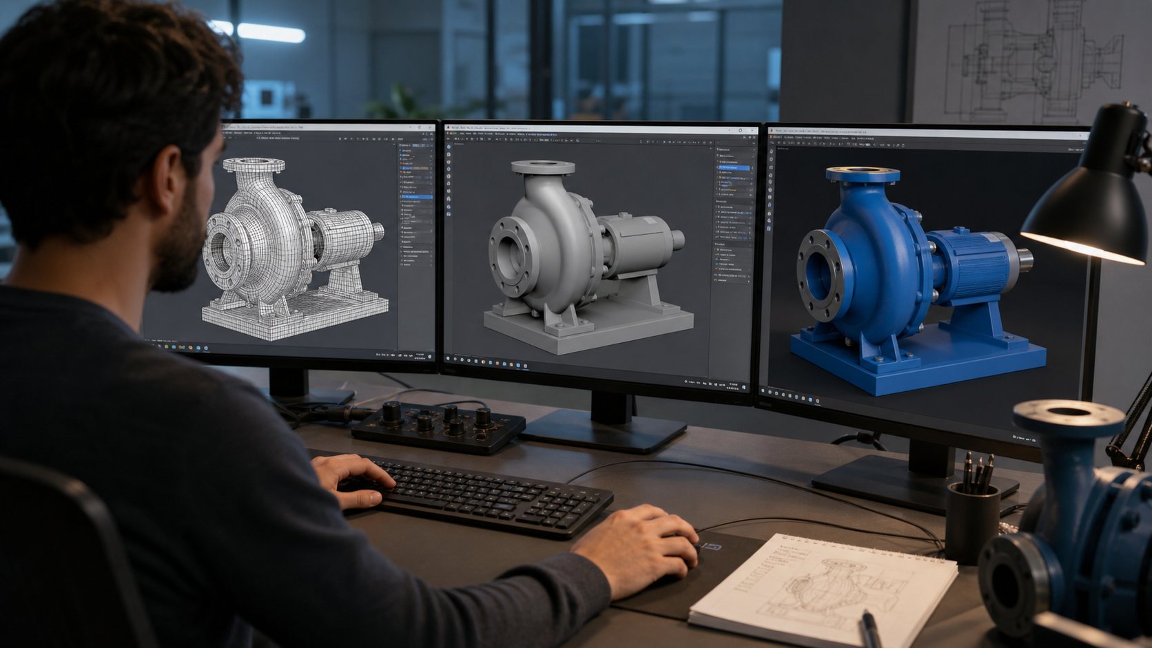 Realistic 3D product animation workflow for a Charleston business