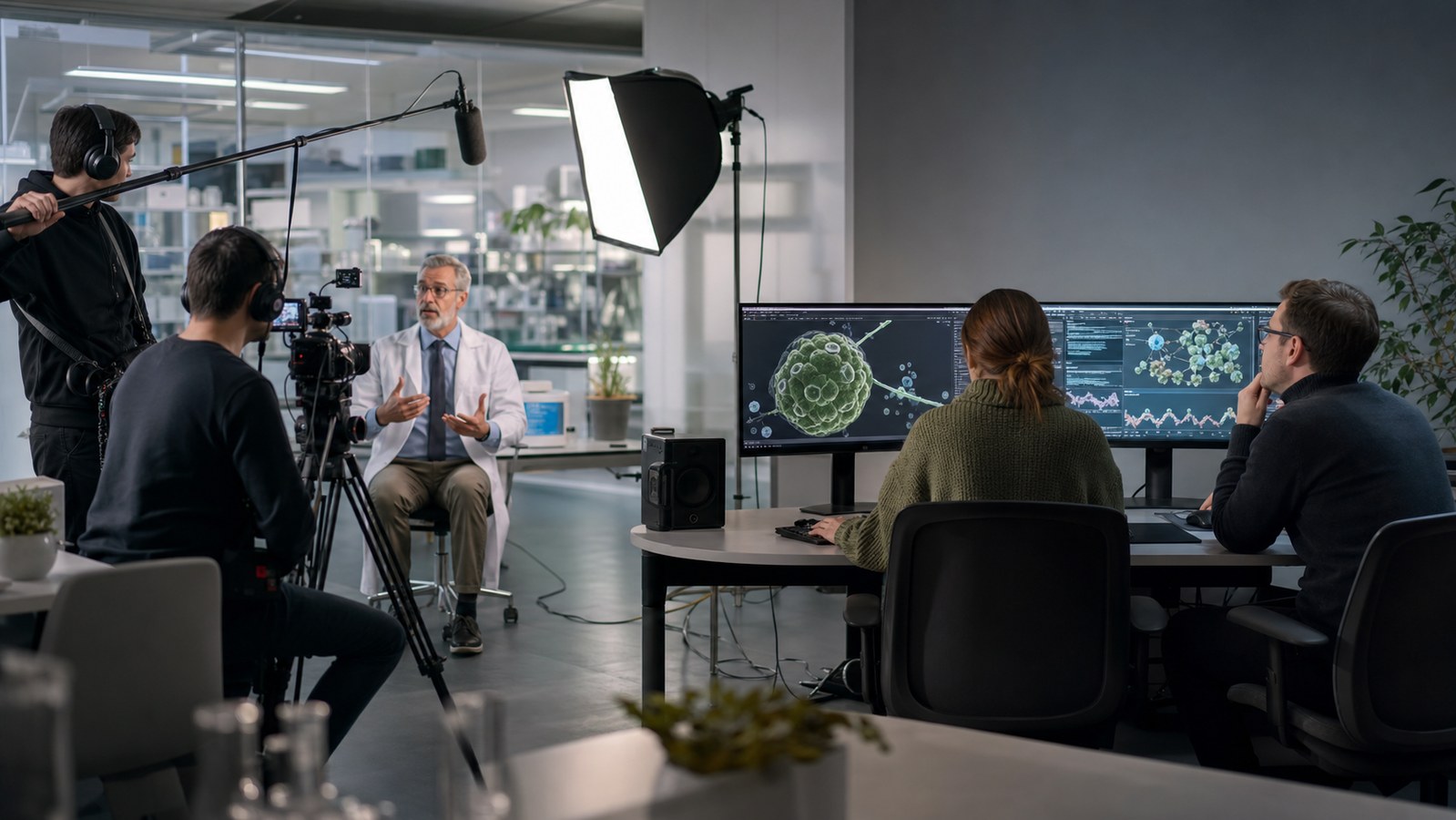 Durham video and animation team combining live action with motion graphics