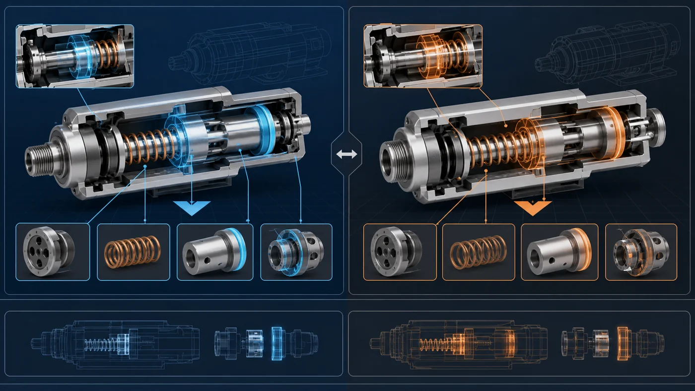 Side by side 3D comparison of a patented device and an accused product for litigation
