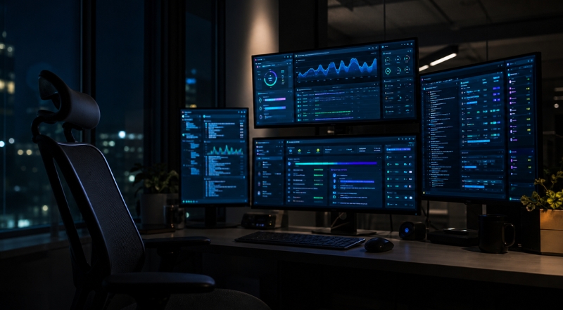 saas dashboard visualization software workflow data monitoring and analytics interface