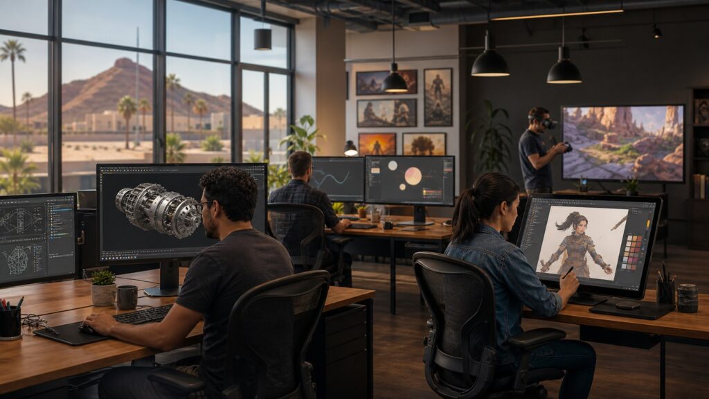 Top 5 Animation Studios in Peoria 19 Animation studios in Peoria producing technical cinematic game and character visuals