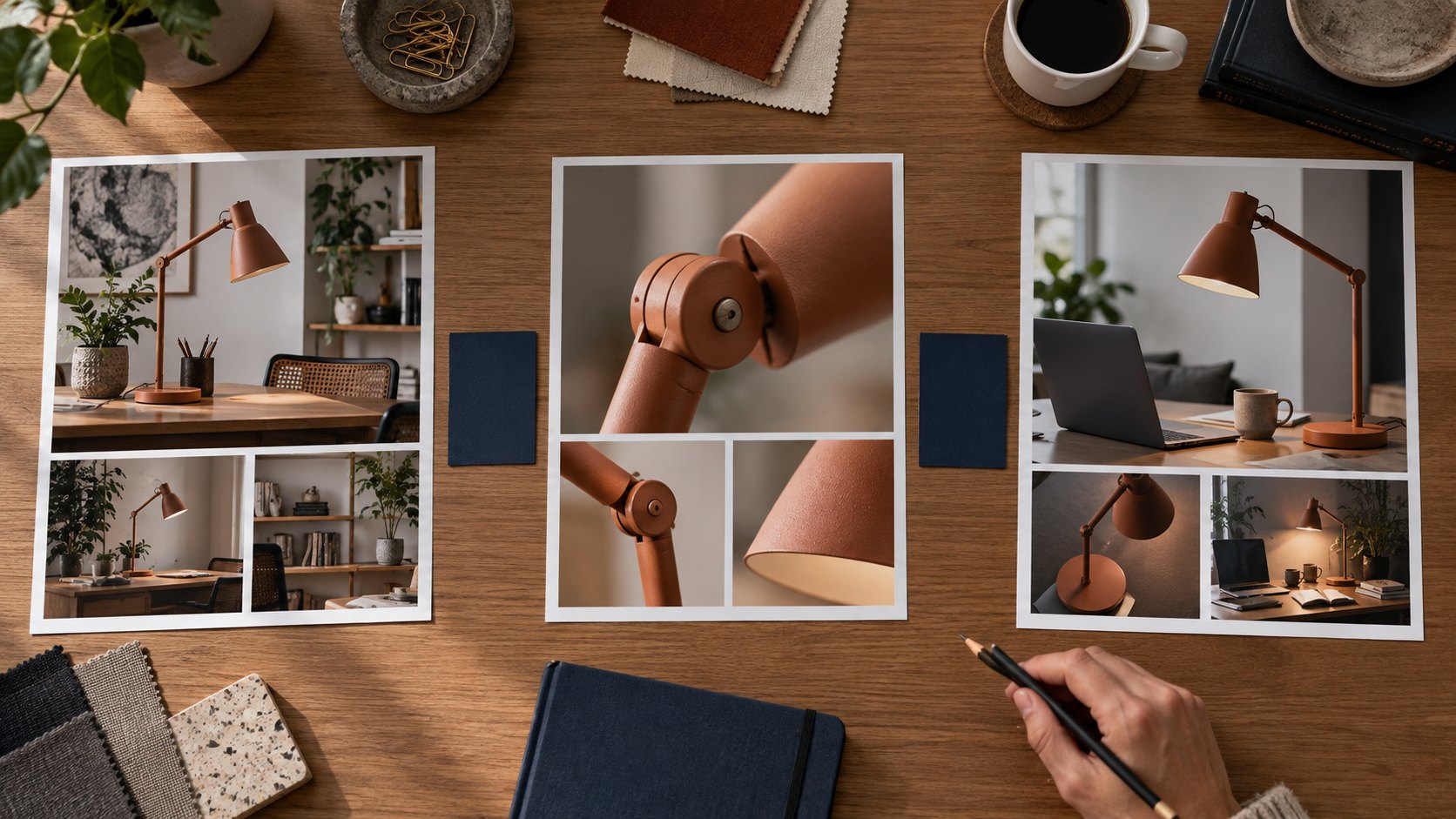 Illustrative AI video marketing storyboard groups for awareness product explanation and evaluation