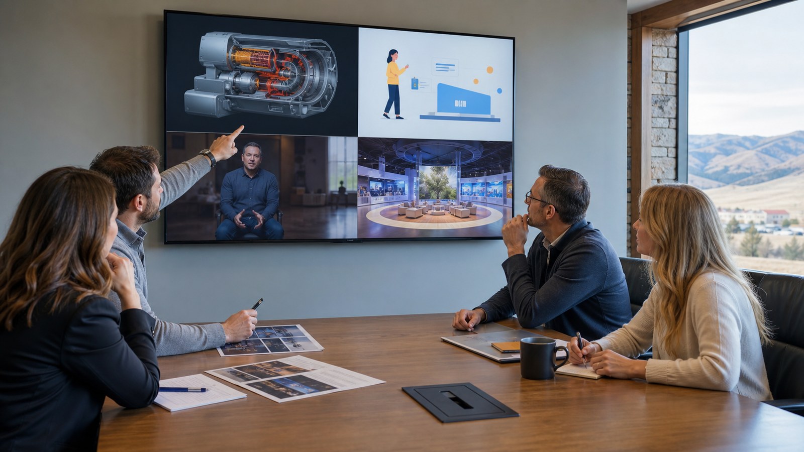 Animation Studios in Cheyenne: Top 5 Companies for 2026 2 Cheyenne Wyoming business team comparing 3D animation motion graphics branded video and immersive media