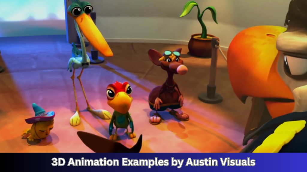 Showcasing 3D Animation Excellence: Examples from Austin Visuals Studio