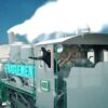 3D corporate animation showing a steam powered train labeled Enablement created by Austin Visuals for Boston Consulting Group