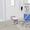 3D rendering of biopharmaceutical fluid transfer system showcasing Cleanline Single Use Connector and equipment created by Austin Visuals