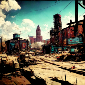Detroit Animation city destroyed