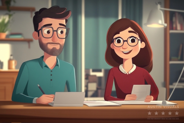 Explainer Video Production Company d animation characters