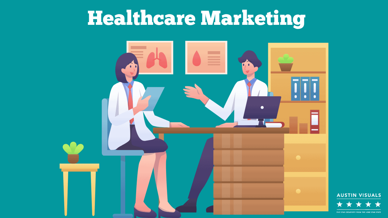 Healthcare Digital Marketing animation video of a two doctors discussing their profession