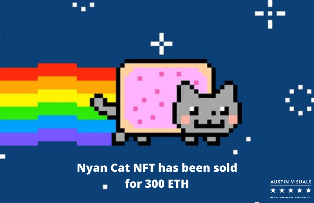 Nyan Cat NFT has been sold for 300 ETH