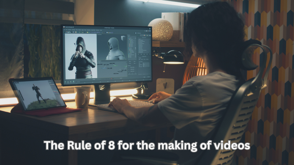 The Rule of 8 for the making of videos