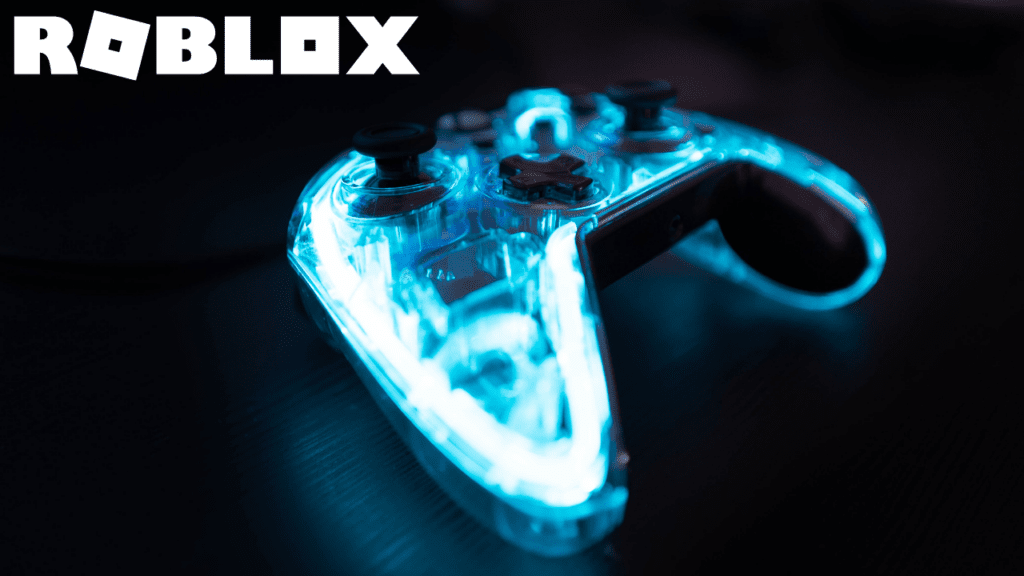 What is Roblox? The Pros, Cons, & Dangers game joy stick in neon blue