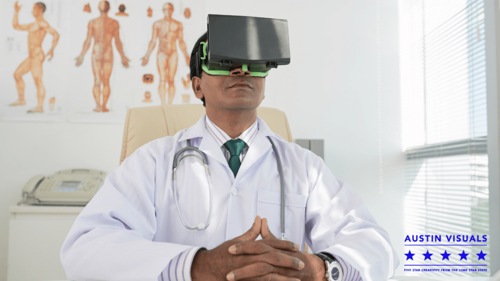 doctor with VR glass