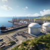 3d Rendering Pricing For Oil and Gas How Much Does it Cost? 3d rendering of an lng on shore facility