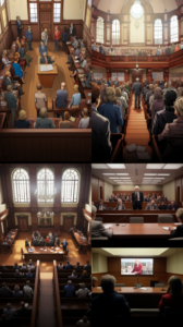 Grand Prairie animated courtroom procedures