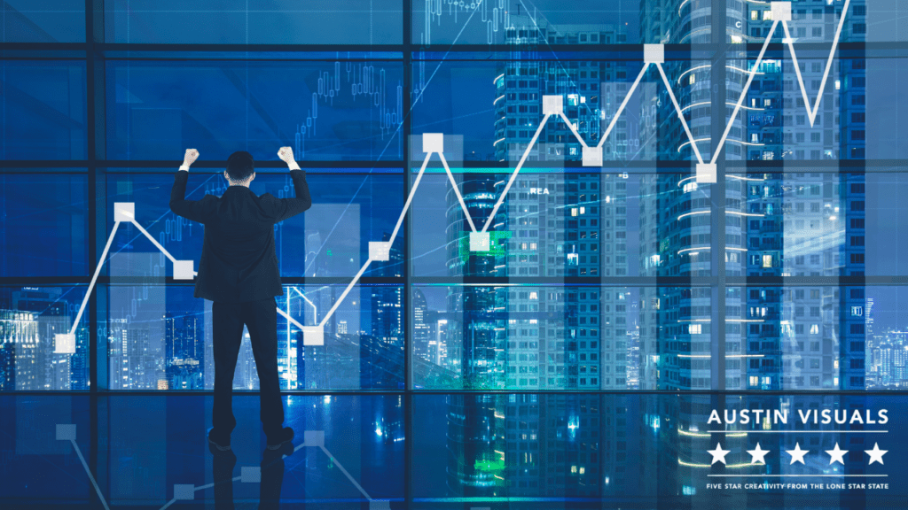 How Much Does an Incremental Measurement Explainer Video Cost? business associate looking at a business graph going uptrend