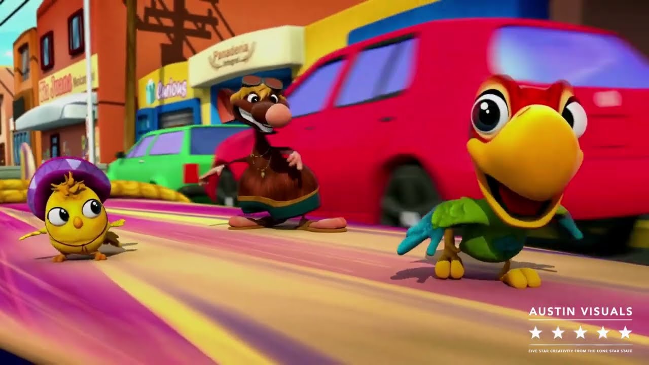 Video Thumbnail: Parrot D Animation Short Film Trailer produced by Austin Visuals