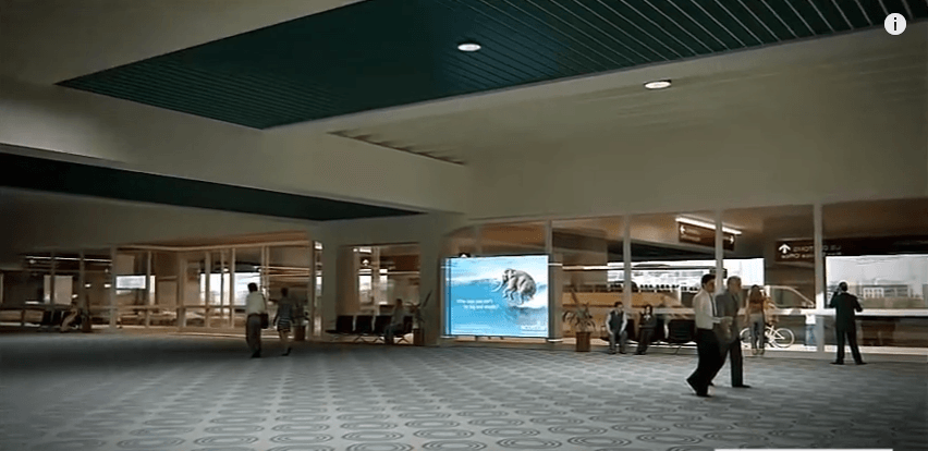 Chicago Airport 3D Visualization Animation