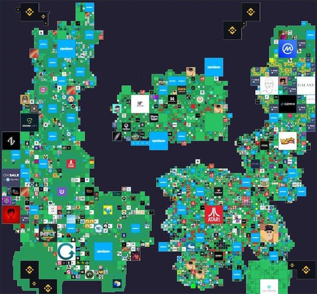 map in decentraland