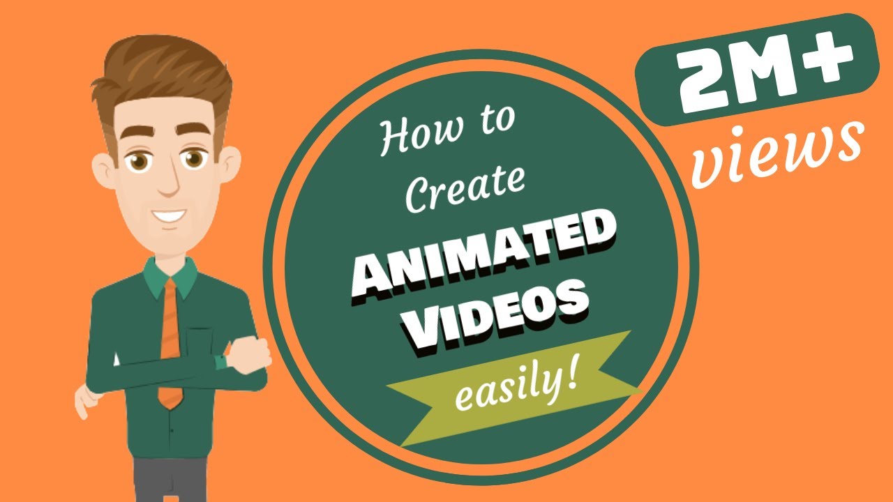 2d guy explains ways to create a animated training videos